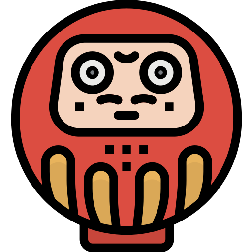 Daruma icono gratis