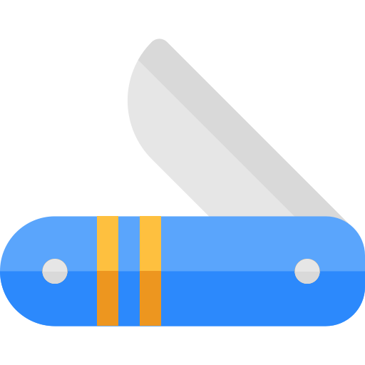 cuchillo de bolsillo icono gratis