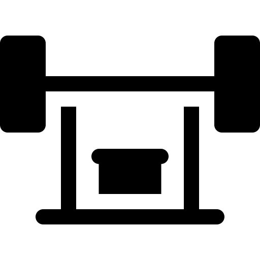 Barbell free icon