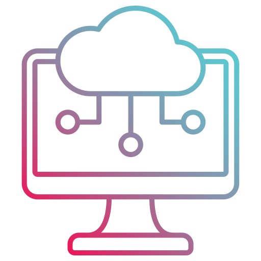 computación en la nube icono gratis
