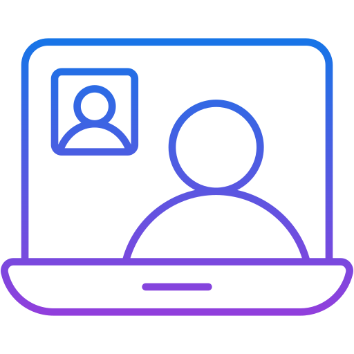 Video conversation free icon Video conversation free icon