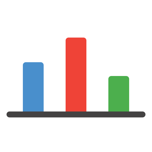 gráfico de barras icono gratis