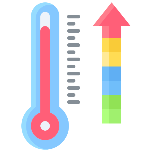 clima caliente icono gratis