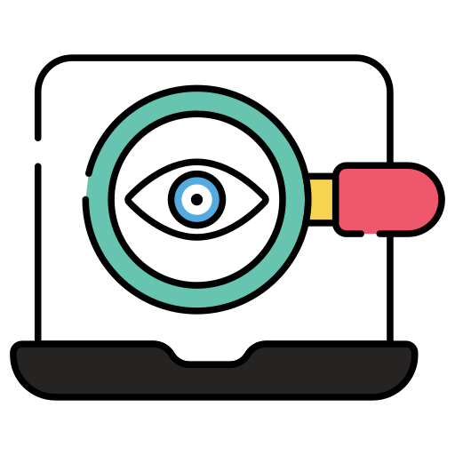 ojo de búsqueda icono gratis