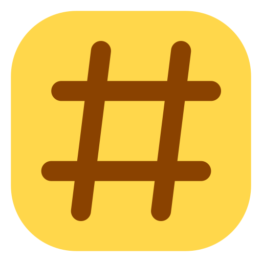 hashtag icono gratis