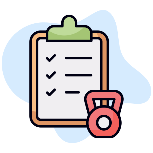 aptitud física icono gratis