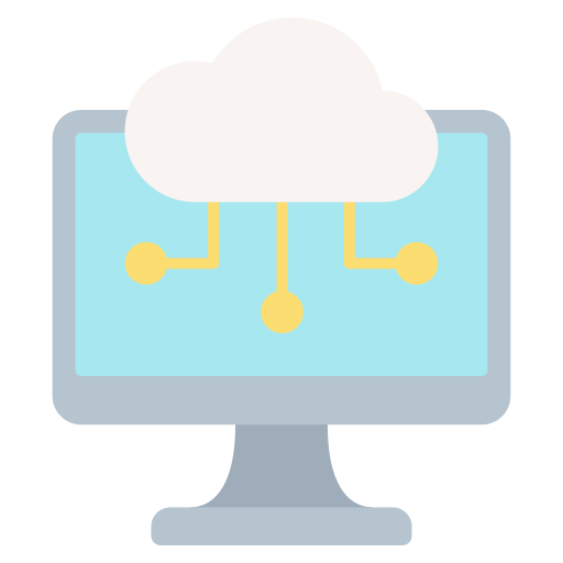 computación en la nube icono gratis