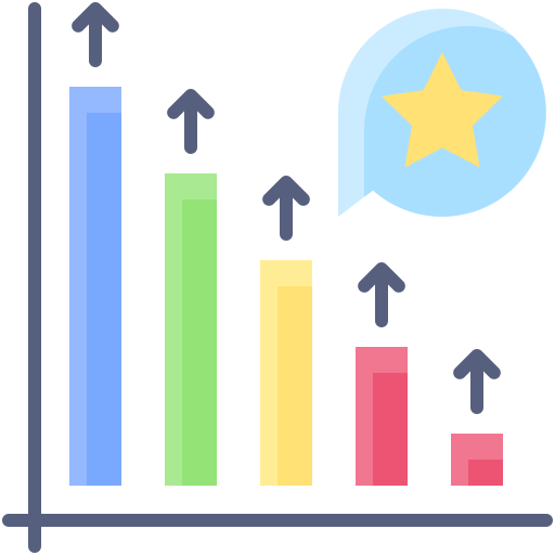 Bar graph free icon