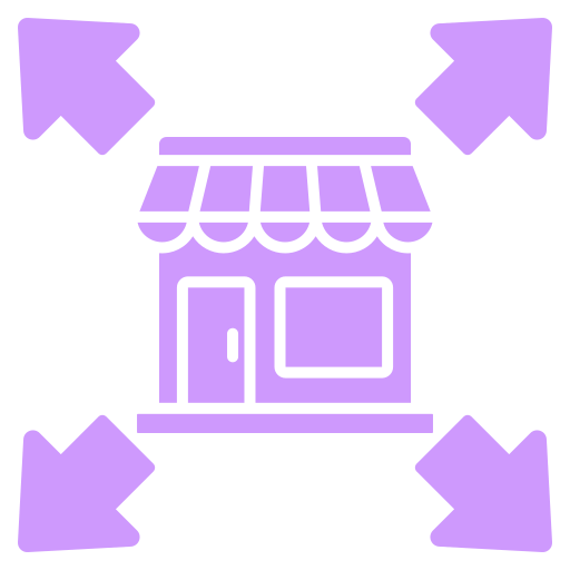 l'expansion du marché Icône gratuit l'expansion du marché Icône gratuit