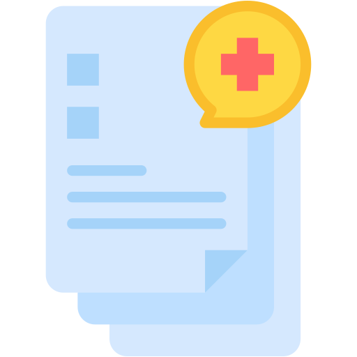 의료 진단서 무료 아이콘 의료 진단서 무료 아이콘