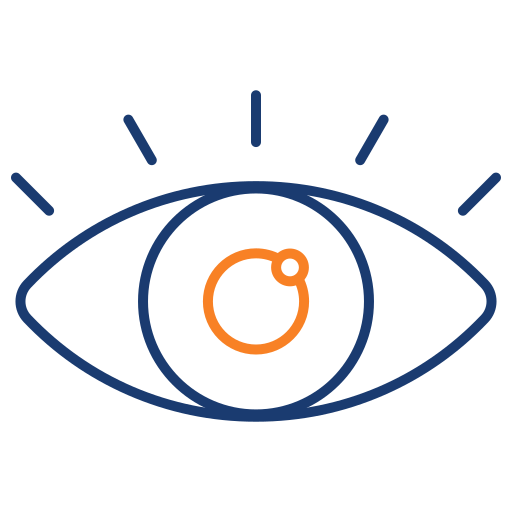 visión icono gratis