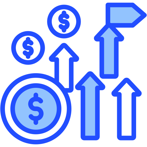 ganancia icono gratis