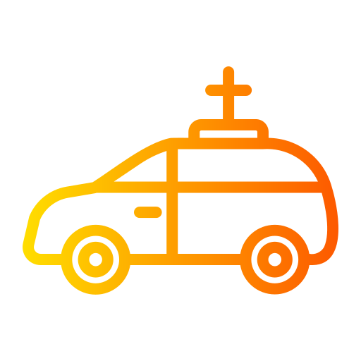 coche fúnebre icono gratis