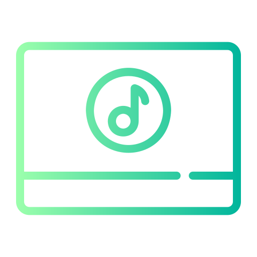 reproductor de música icono gratis