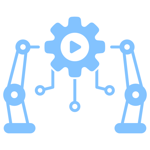 automatización robótica de procesos icono gratis