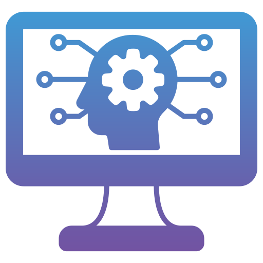 aprendizaje automático icono gratis