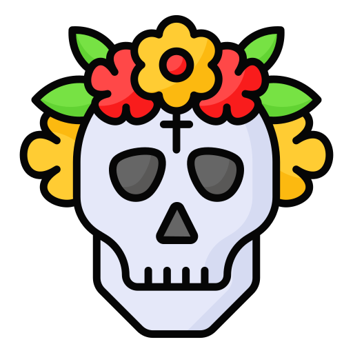 dia de los muertos icono gratis