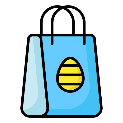 compras de pascua icono gratis