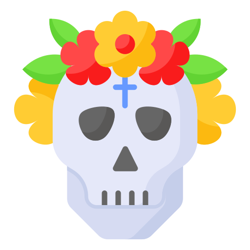 dia de los muertos icono gratis