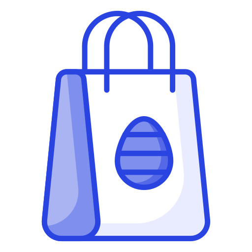 compras de pascua icono gratis