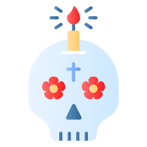 dia de muertos icono gratis