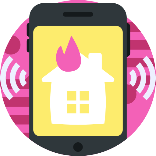 Fire alarm free icon Fire alarm free icon