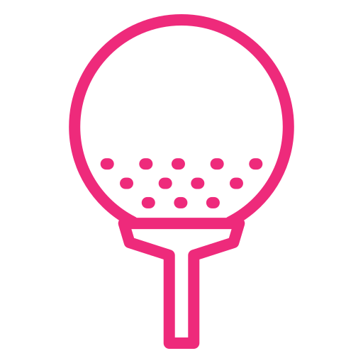 pelota de golf icono gratis