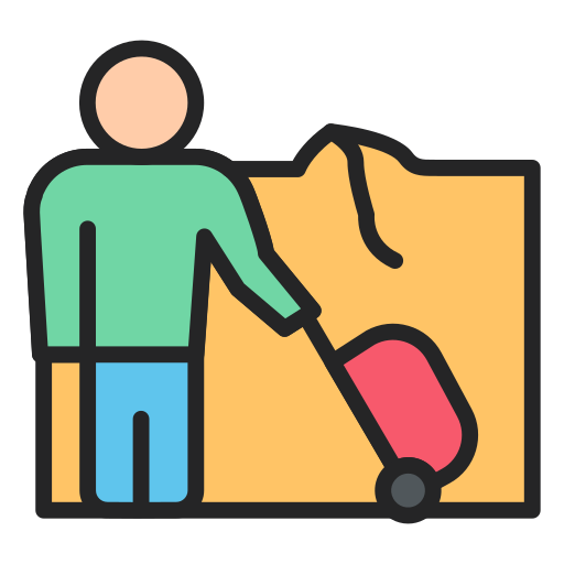 turista icono gratis