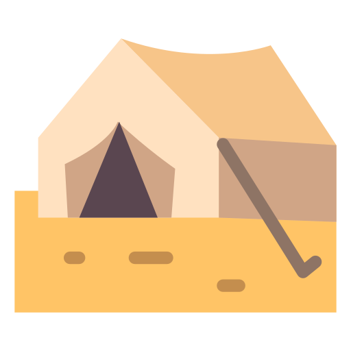 carpa para camping icono gratis