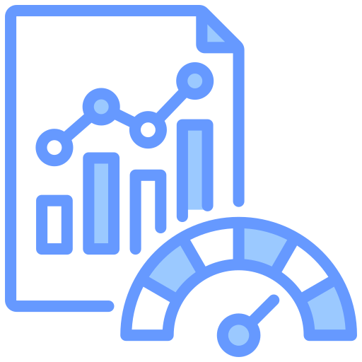 evaluación comparativa icono gratis