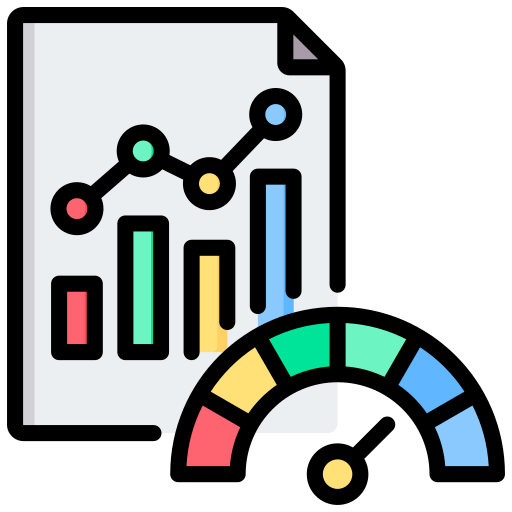 evaluación comparativa icono gratis