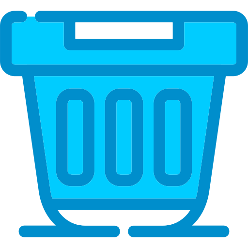 contenedor de basura icono gratis