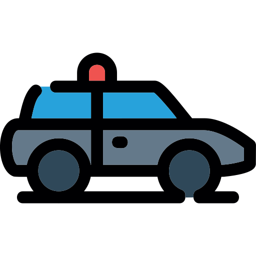 Полицейская машина бесплатно иконка