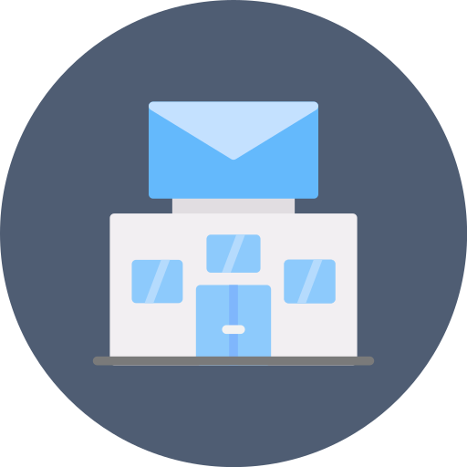 bureau de poste Icône gratuit