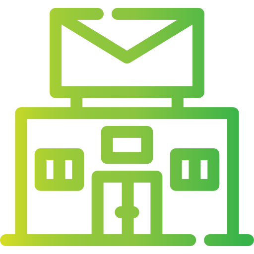oficina de correos icono gratis