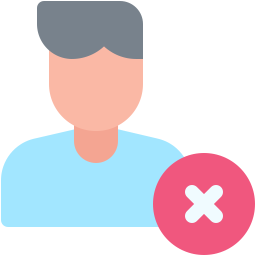 rechazar icono gratis