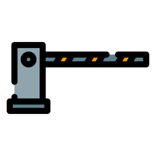 Parking barrier free icon