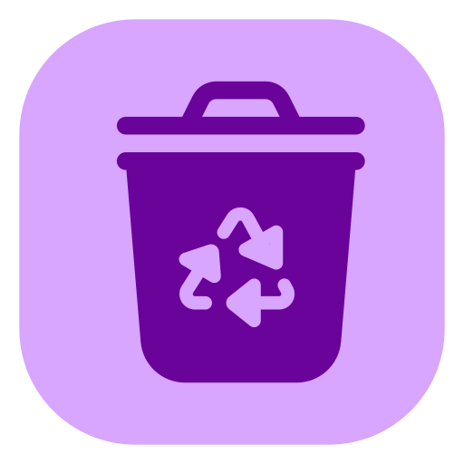 papelera de reciclaje icono gratis