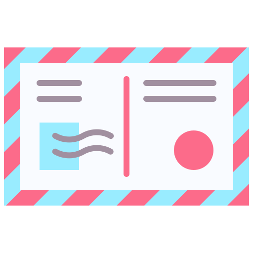 Postcard free icon Postcard free icon