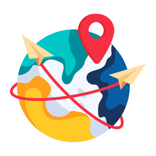 geografía icono gratis