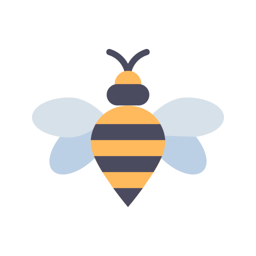 abeja icono gratis