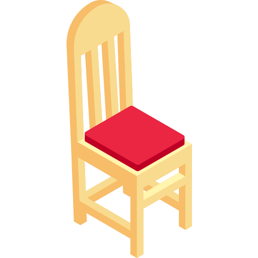 Chair Isometric Flat Icon