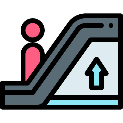 에스컬레이터 무료 아이콘