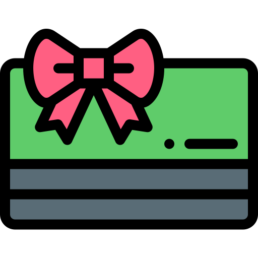 Подарочная карта бесплатно иконка Подарочная карта бесплатно иконка