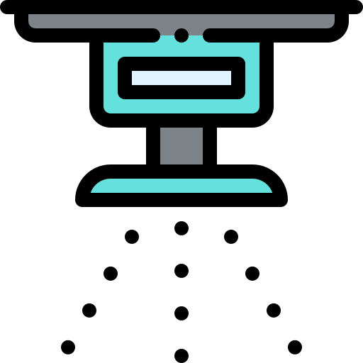 Icono De Detector De Humo Detailed Rounded Lineal Color