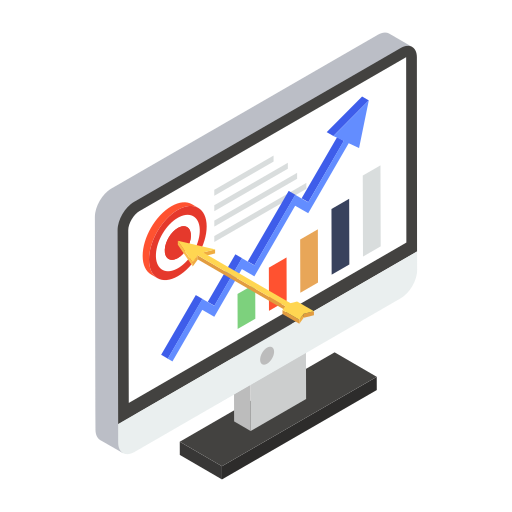 Online analysis free icon Online analysis free icon