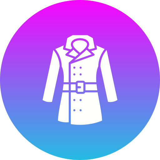 abrigo largo icono gratis