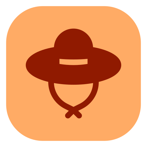 sombrero para el sol icono gratis