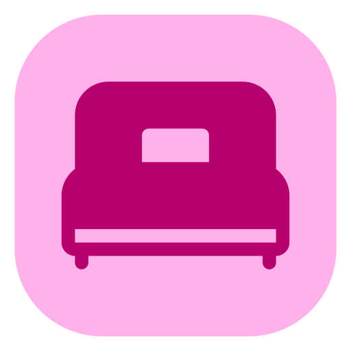 cama individual icono gratis