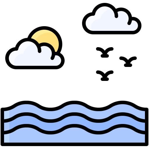 océano icono gratis